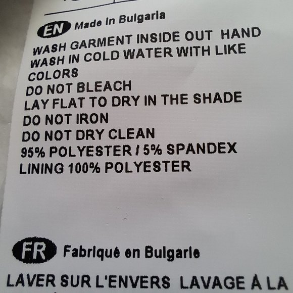 JOSEPH RIBKOFF Canada NWT dress Sz 12 FAUX-WRAP waist ribbon MADE in BULGARIA - Picture 15 of 15